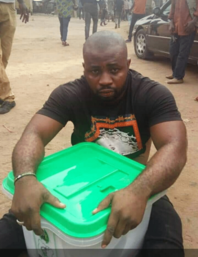 A. P. C Thug Cut With Thumb Printed Votes And Ballots Boxes Ward 6 In Okpoko